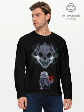 Мужской лонгслив базовый / Undertale