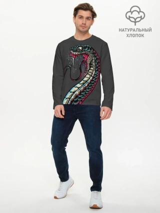 Мужской лонгслив базовый / Viper