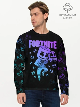 Мужской лонгслив базовый / FORTNITE MARSHMELLO