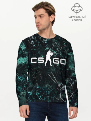 Мужской лонгслив базовый / CS GO