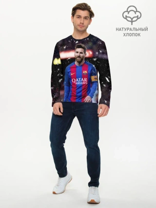 Мужской лонгслив базовый / Leo Messi