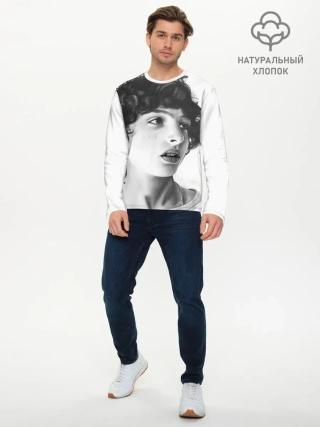 Мужской лонгслив базовый / finn wolfhard