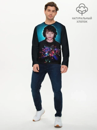 Мужской лонгслив базовый / finn wolfhard