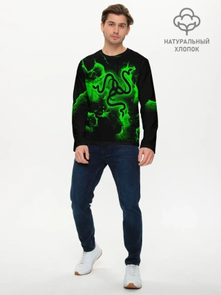 Мужской лонгслив базовый / RAZER