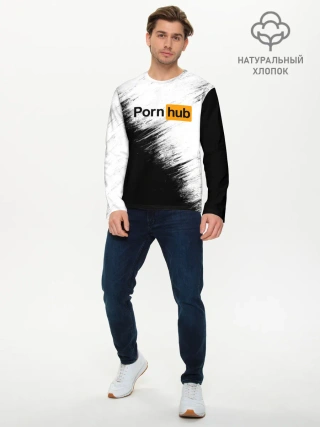 Мужской лонгслив базовый / Pornhub
