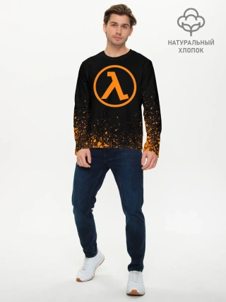 Мужской лонгслив базовый / HALF LIFE
