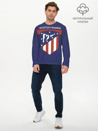Мужской лонгслив базовый / Atletico de Madrid