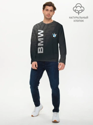 Мужской лонгслив базовый / BMW