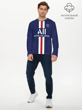 Мужской лонгслив базовый / Mbappe Home 19-20