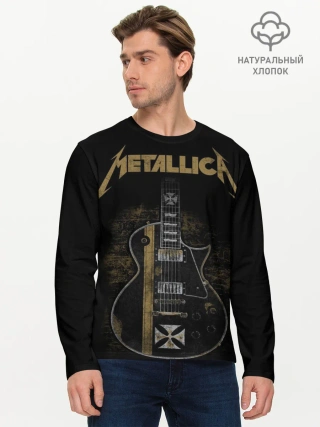 Мужской лонгслив базовый / Metallica