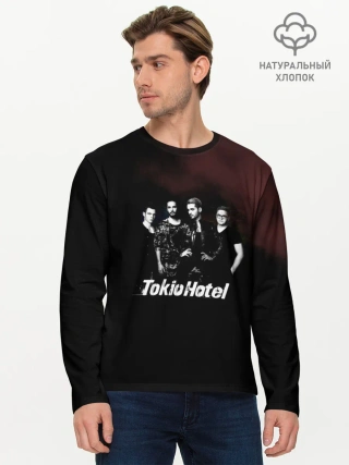 Мужской лонгслив базовый / Tokio Hotel