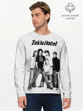 Мужской лонгслив базовый / Tokio Hotel