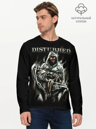 Мужской лонгслив базовый / Disturbed
