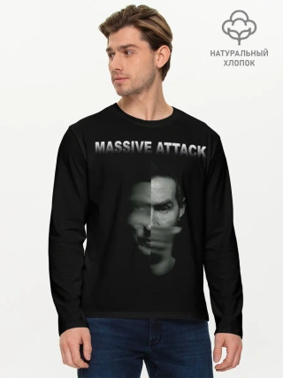 Мужской лонгслив базовый / Massive attack