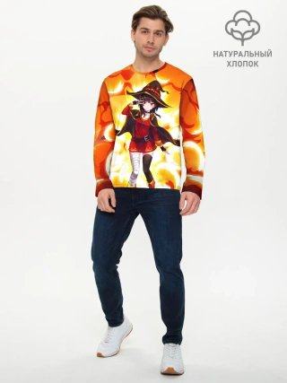 Мужской лонгслив базовый / MeguminKonoSuba