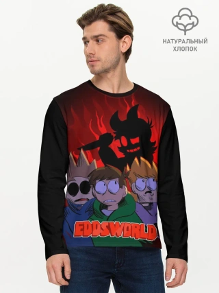 Мужской лонгслив базовый / Tord devil