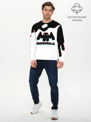 Мужской лонгслив базовый / MARSHMELLO MELT: МАРШМЕЛЛО