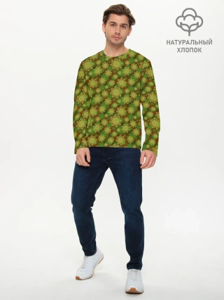 Мужской лонгслив базовый / КоронаВирус
