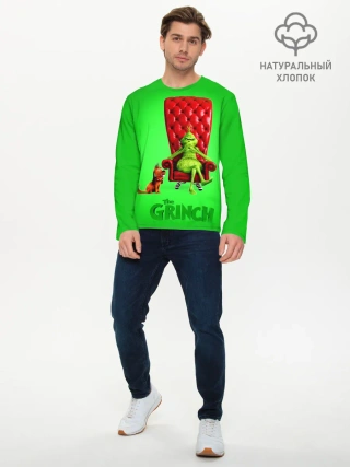Мужской лонгслив базовый / The Grinch