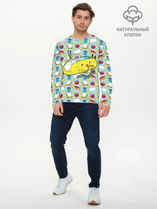 Мужской лонгслив базовый / Jake the Dog