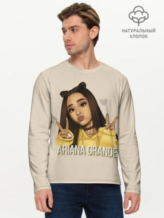 Мужской лонгслив базовый / Ariana Grande