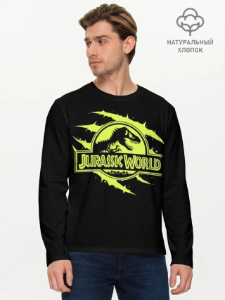 Мужской лонгслив базовый / Jurassic World