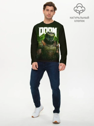 Мужской лонгслив базовый / Doom Eternal