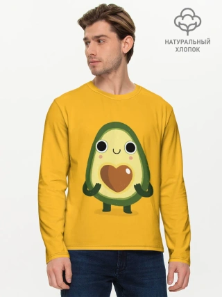 Мужской лонгслив базовый / AVOCADO