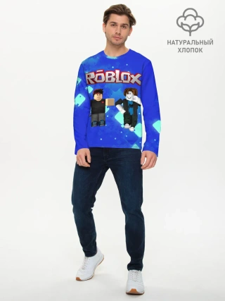 Мужской лонгслив базовый / ROBLOX