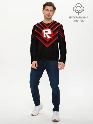 Мужской лонгслив базовый / ROBLOX