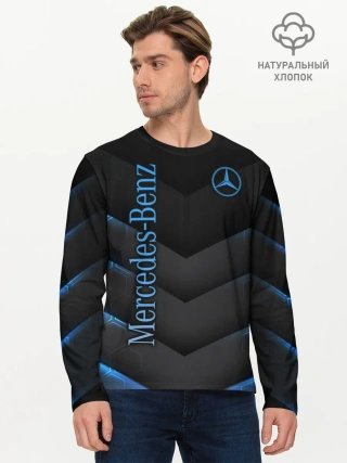 Мужской лонгслив базовый / Mercedes-Benz