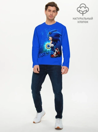 Мужской лонгслив базовый / SONIC