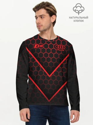 Мужской лонгслив базовый / Audi RS