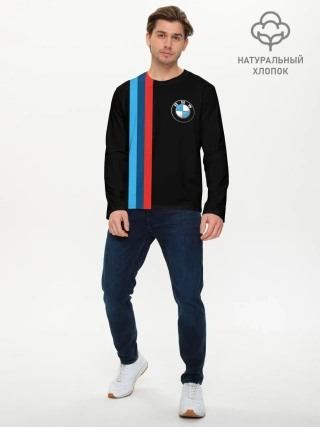 Мужской лонгслив базовый / BMW | БМВ
