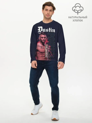 Мужской лонгслив базовый / Dustin Poirier