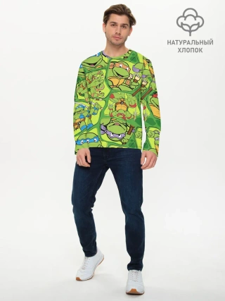 Мужской лонгслив базовый / Teenage Mutant Ninja Turtles