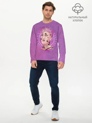 Мужской лонгслив базовый / Purpule Peep