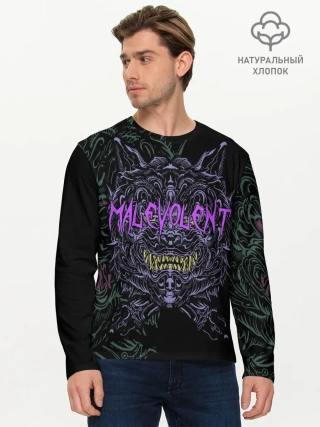 Мужской лонгслив базовый / MALEVOLENT / ANGRY DOG