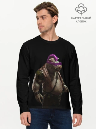 Мужской лонгслив базовый / Бибоп | Ninja Turtles