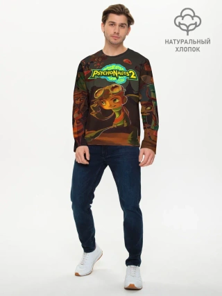 Мужской лонгслив базовый / PsychoNauts 2 Распутин