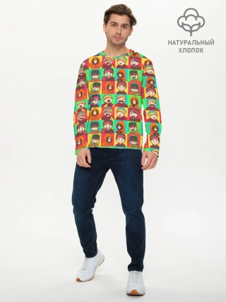 Мужской лонгслив базовый / Аниме Южный парк