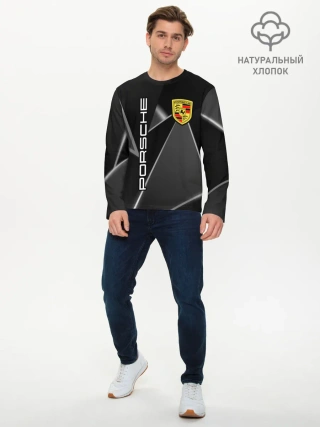 Мужской лонгслив базовый / Порше / Porsche