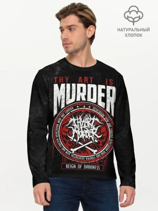 Мужской лонгслив базовый / Thy Art Is Murder