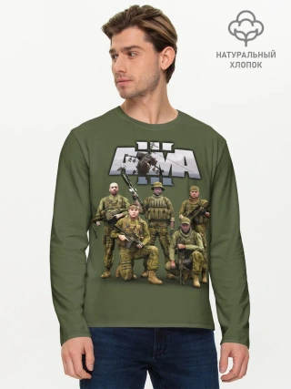Мужской лонгслив базовый / Арма / Arma, военный симулятор