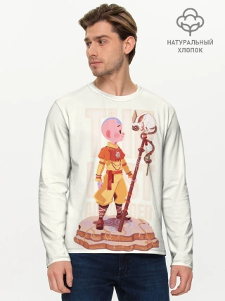 Мужской лонгслив базовый / The last airbender