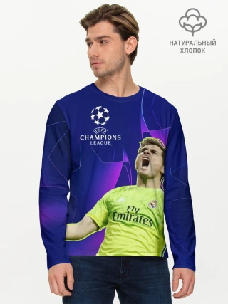 Мужской лонгслив базовый / Iker Casillas