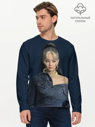 Мужской лонгслив базовый / Jennie jeans
