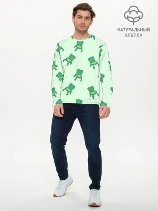 Мужской лонгслив базовый / Froggy crossing
