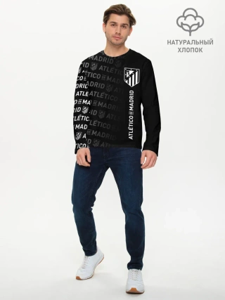 Мужской лонгслив базовый / ATLETICO DE MADRID / АТЛЕТИКО