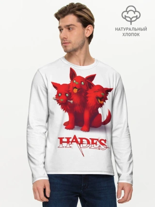 Мужской лонгслив базовый / Hades wolf